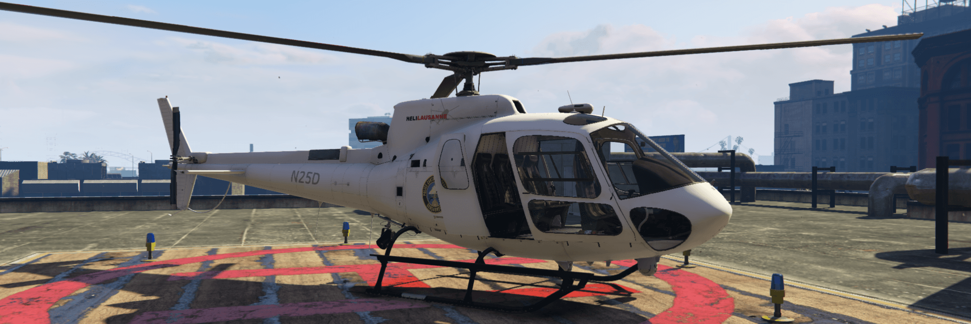 Hélicoptère Gendarmerie/police Cantonale Vaudoise AS-350